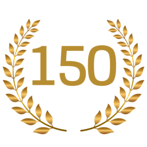 celebrate 150 years badge